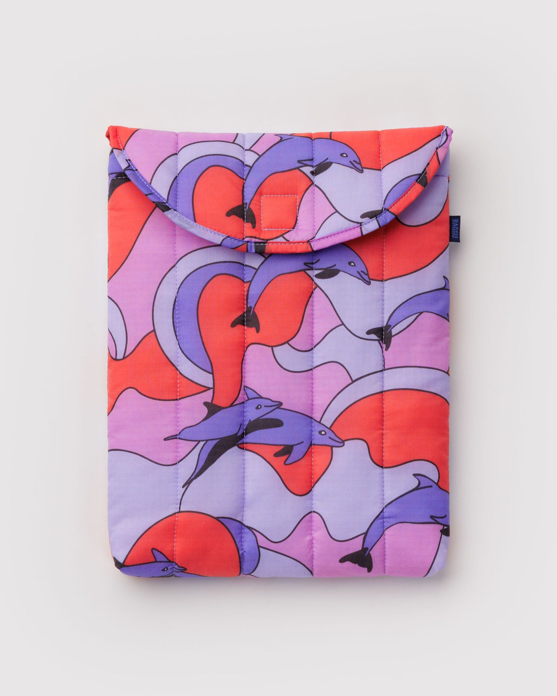 Puffy Laptop Sleeve 13/14 - Dolphins - Desk Tech Cover