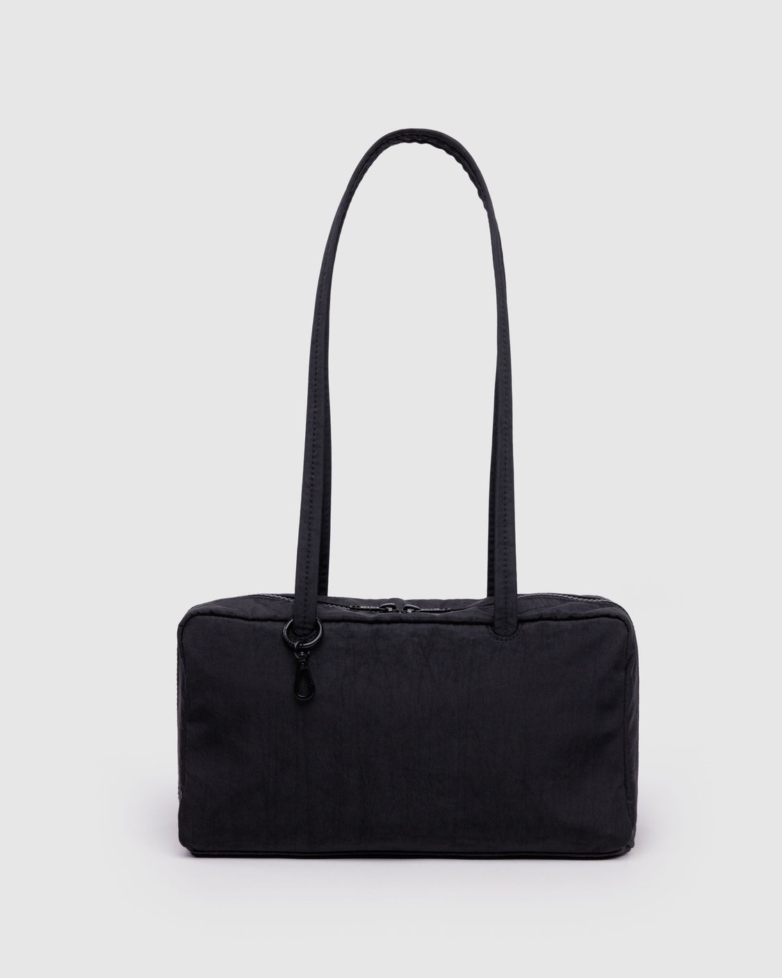 Nylon Bowler Bag - Black - Classic Travel Ready