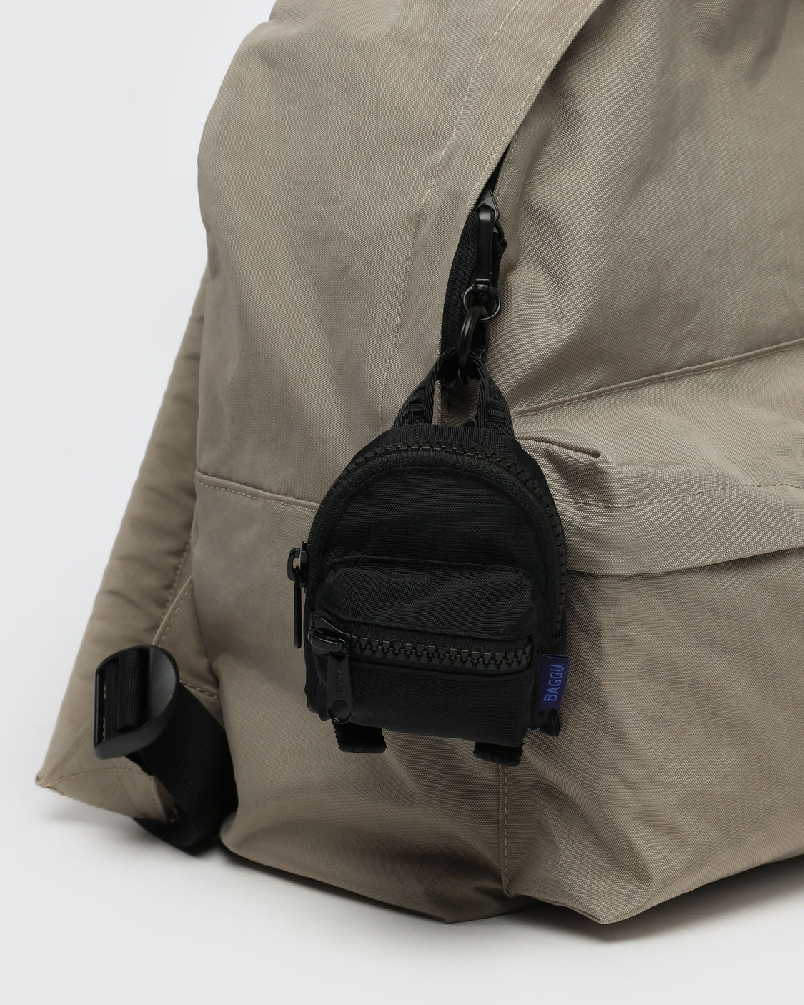 Backpack Charm - Black - Bag Key Detail