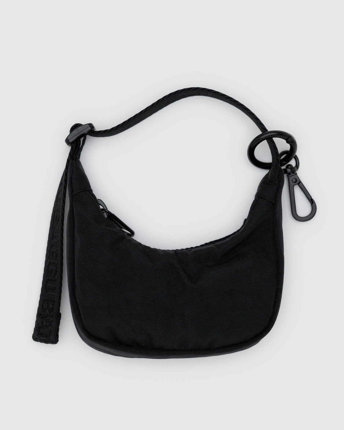 Crescent Bag Charm - Black - Pocket Key Hook