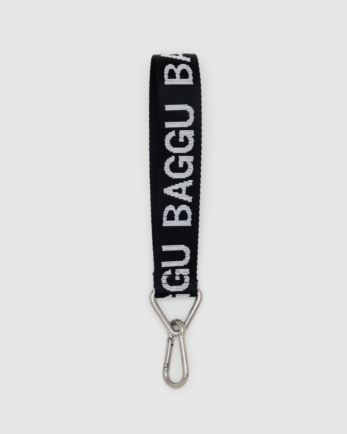 Logo Keychain - Black and White - Simple Clip Hook