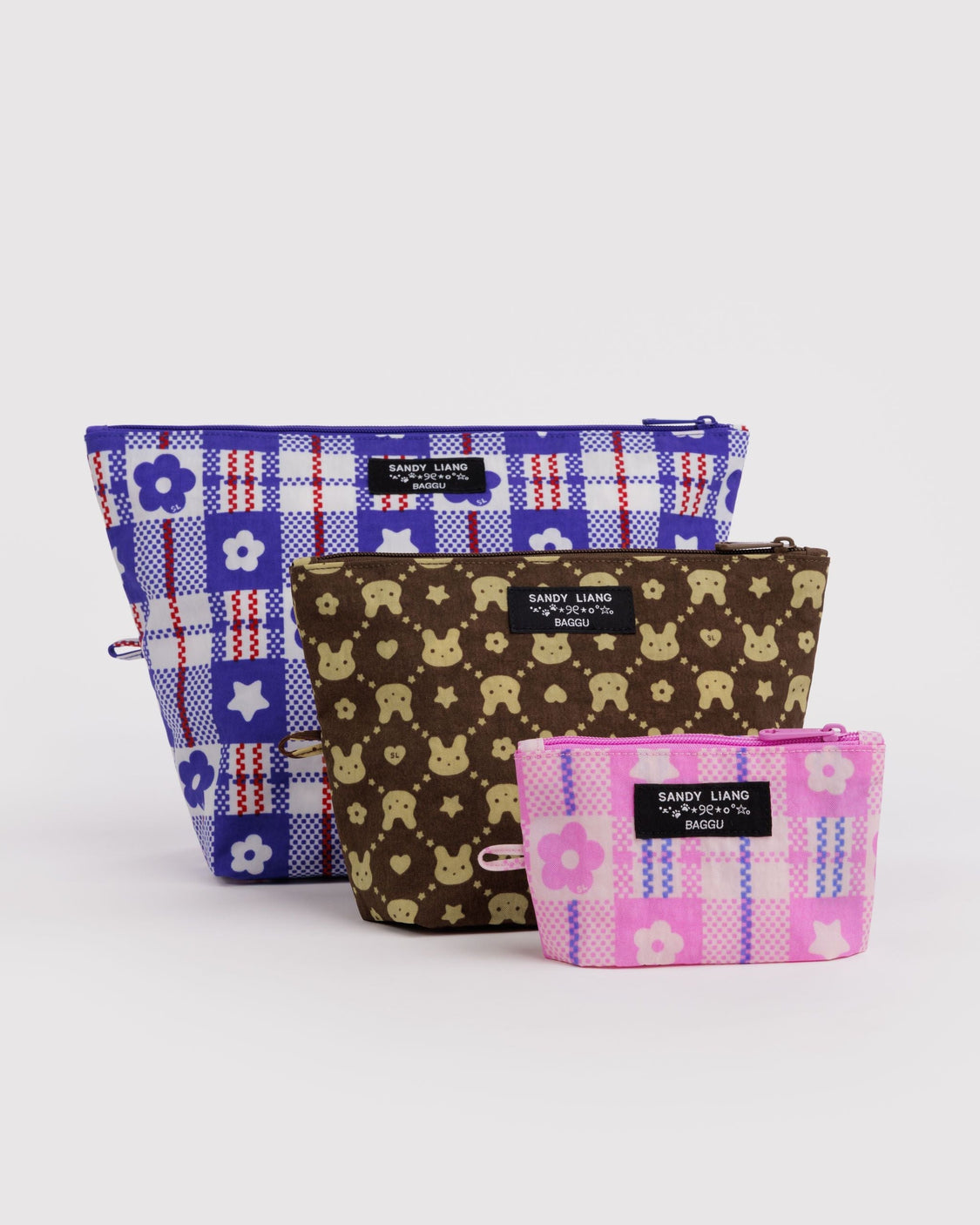 Go Pouch Set - Sandy Liang - Essential Zip Storage