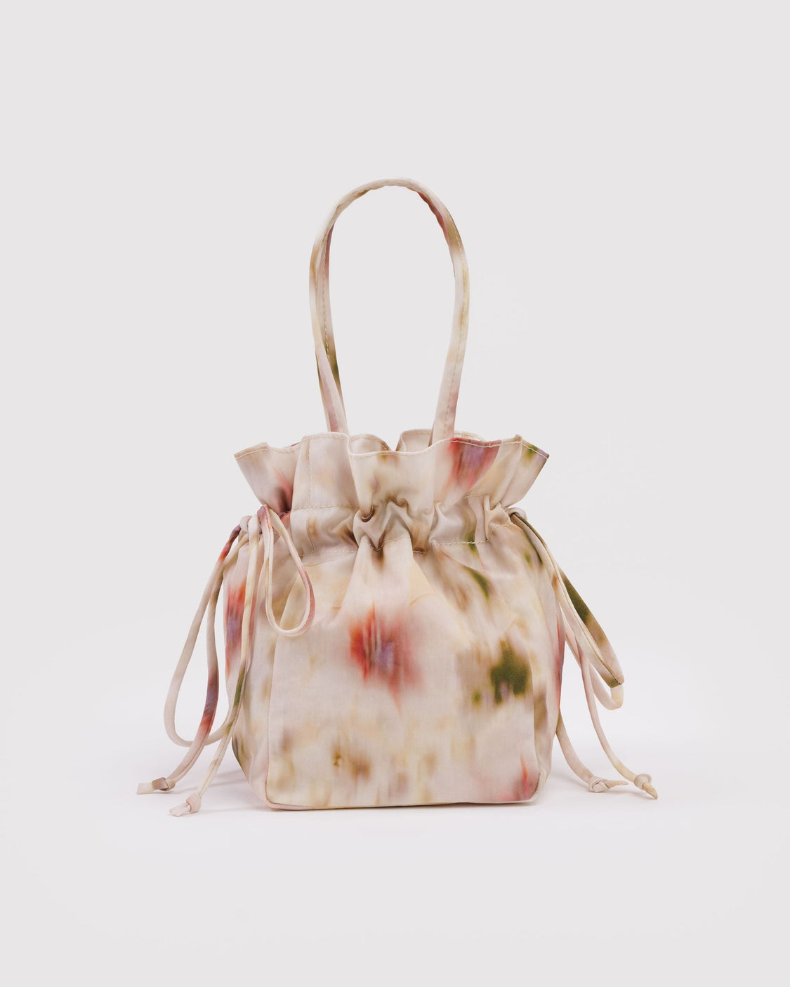 Nylon Drawstring Bag - Abstract Floral - Modern Market Pack