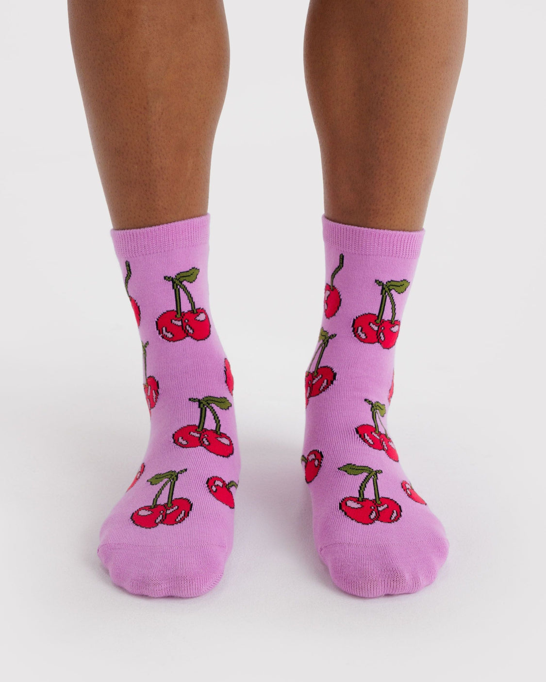 Crew Sock - Cherries - Cozy Everyday Wrap