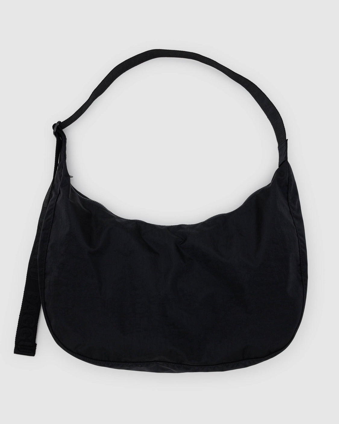 Large Nylon Crescent Bag - Black - Fresh Utility Tote
