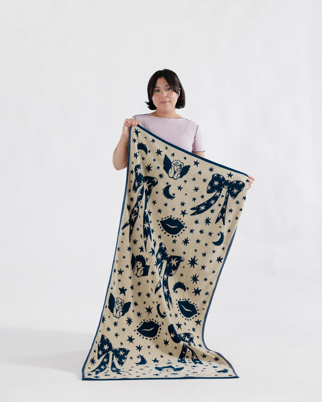 Bath Towel - Cherub Bows - Daily Spa Dry