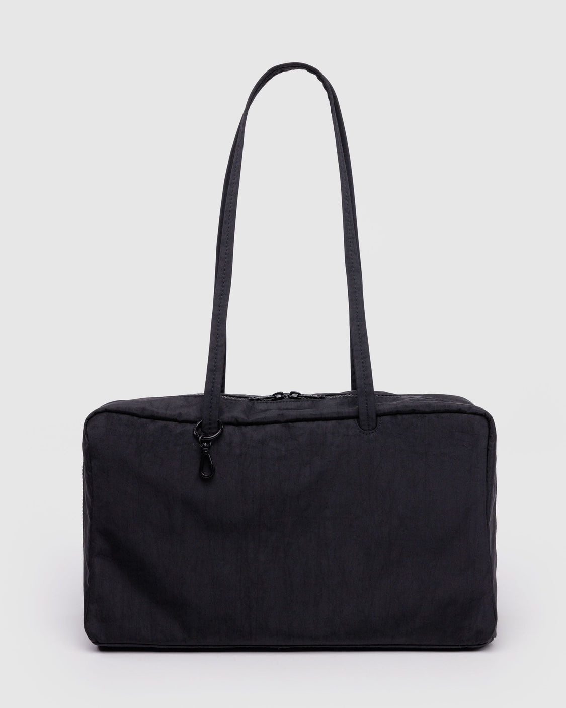 Medium Nylon Bowler Bag - Black - Classic Carry